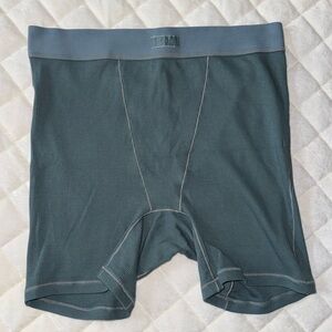 NWOT SKIMS Cotton Rib Boxer in Kyanite